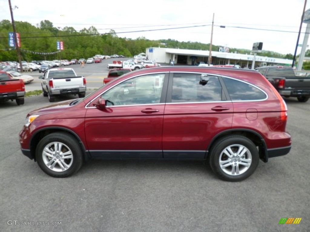 2011 CR-V EX-L 4WD - Tango Red Pearl / Gray photo #4