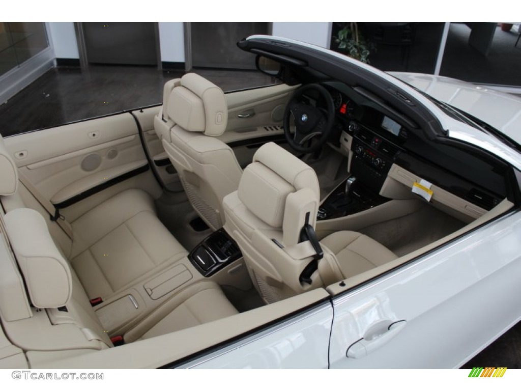 2013 3 Series 328i Convertible - Alpine White / Cream Beige photo #12