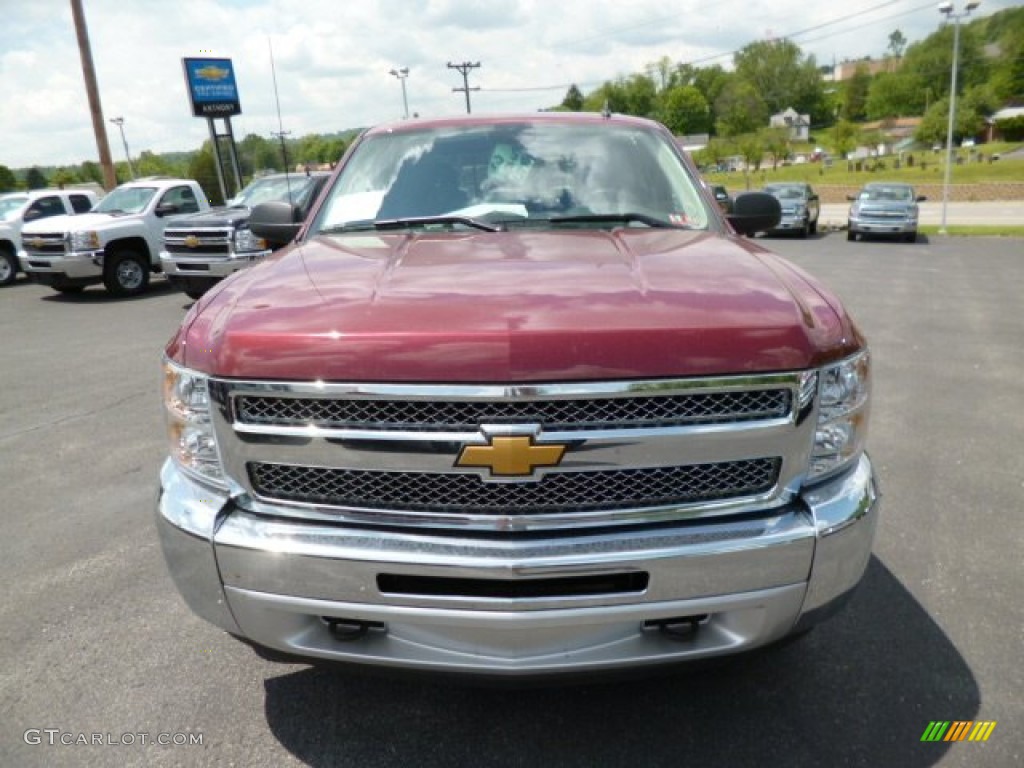 2013 Silverado 1500 LT Crew Cab 4x4 - Deep Ruby Metallic / Ebony photo #2