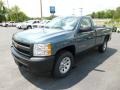 2013 Blue Granite Metallic Chevrolet Silverado 1500 Work Truck Regular Cab 4x4  photo #3