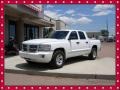 2008 Bright White Dodge Dakota Laramie Crew Cab 4x4  photo #1