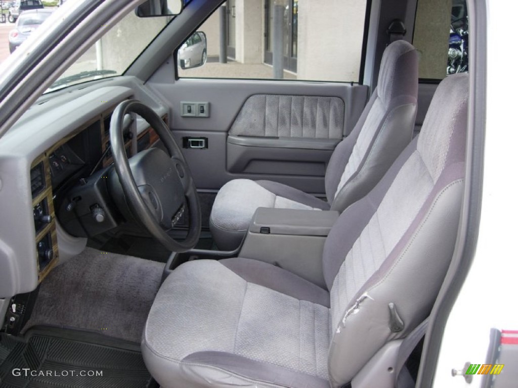 Gray Interior 1995 Dodge Dakota SLT Extended Cab Photo #81335724