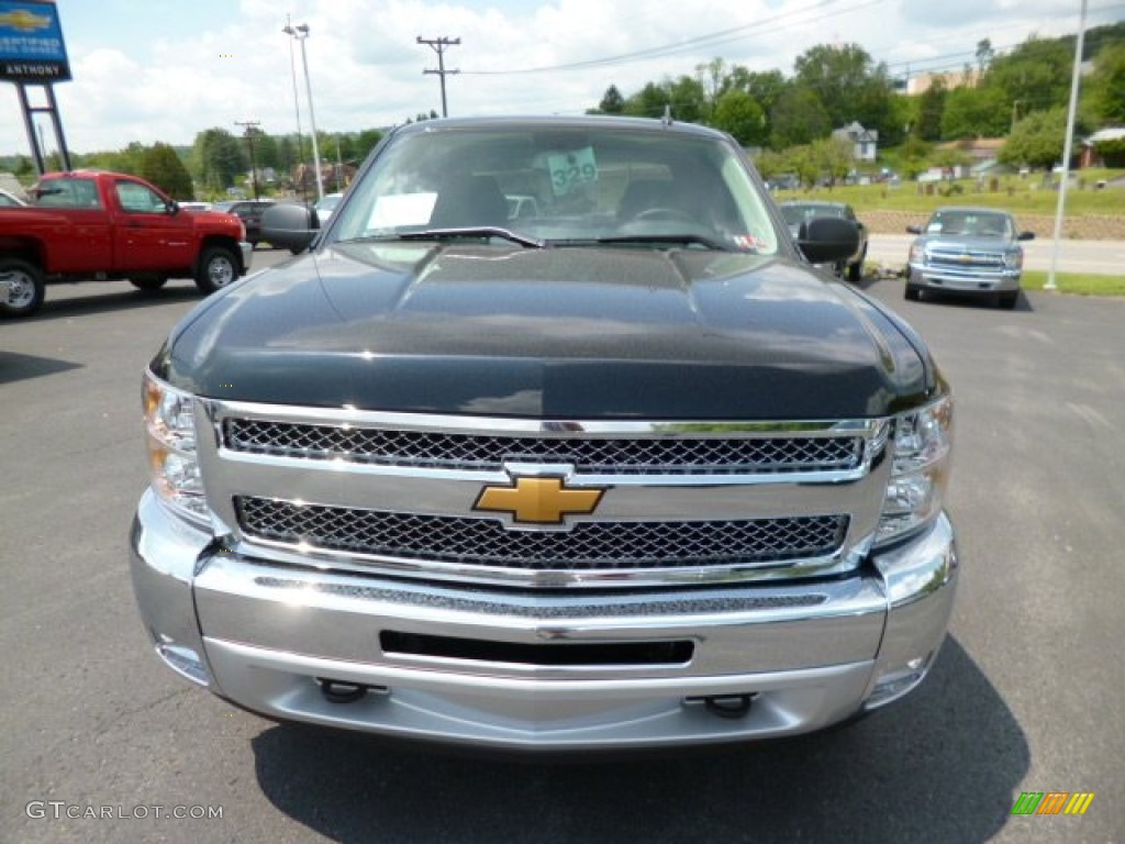 2013 Silverado 1500 LT Extended Cab 4x4 - Black / Ebony photo #2