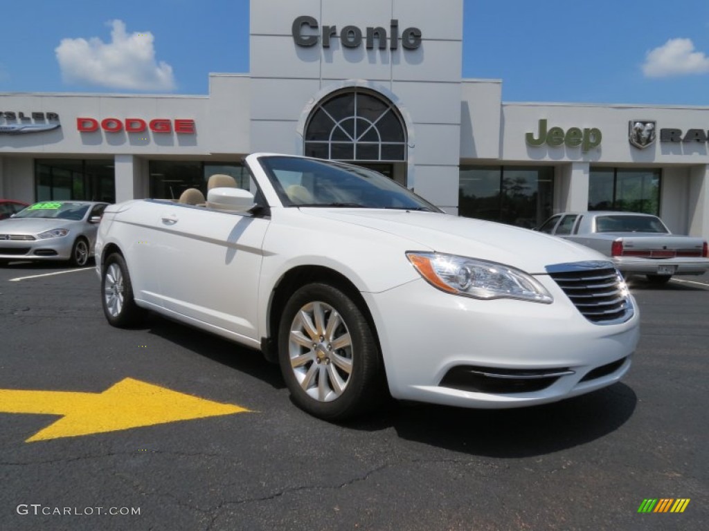 2012 200 Touring Convertible - Bright White / Black/Light Frost photo #1