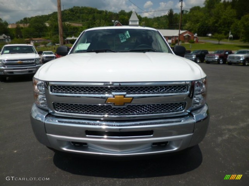 2013 Silverado 1500 LT Extended Cab 4x4 - Summit White / Ebony photo #2