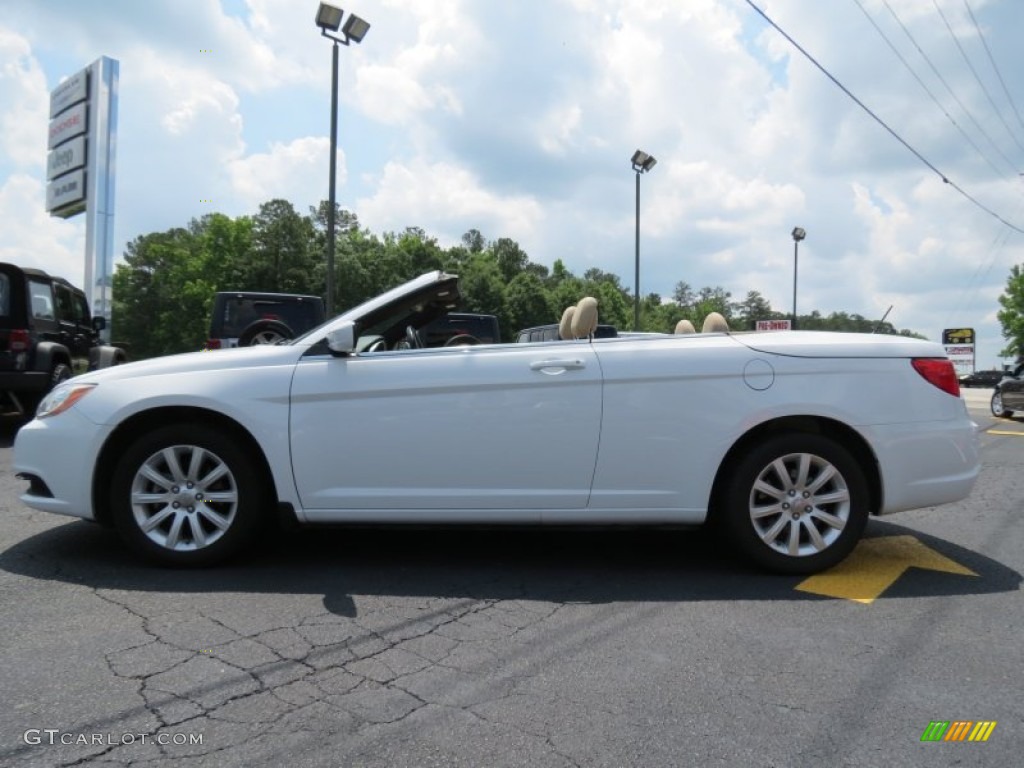 Bright White 2012 Chrysler 200 Touring Convertible Exterior Photo #81336687