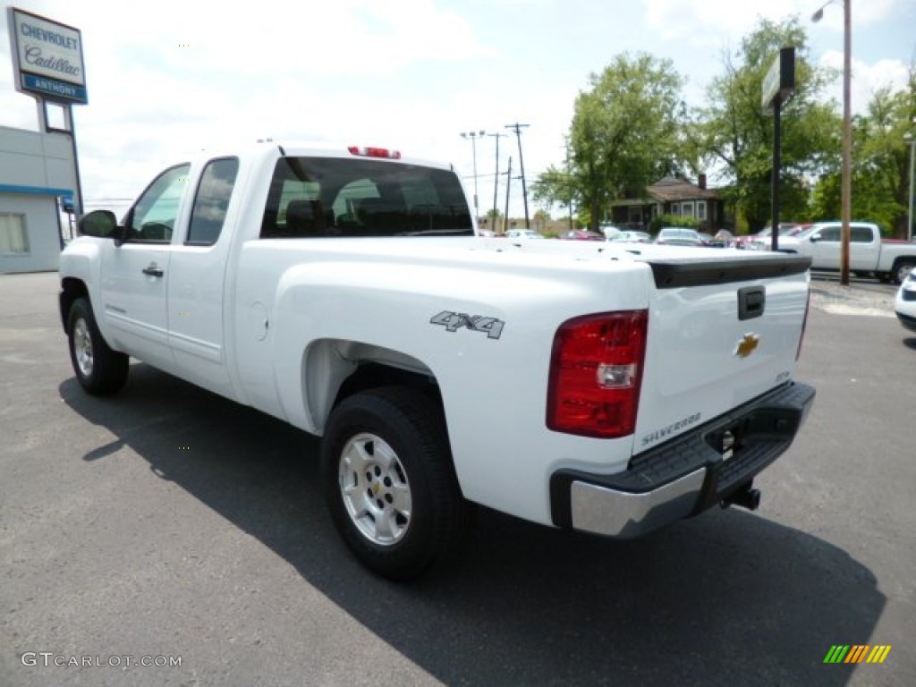 2013 Silverado 1500 LT Extended Cab 4x4 - Summit White / Ebony photo #5