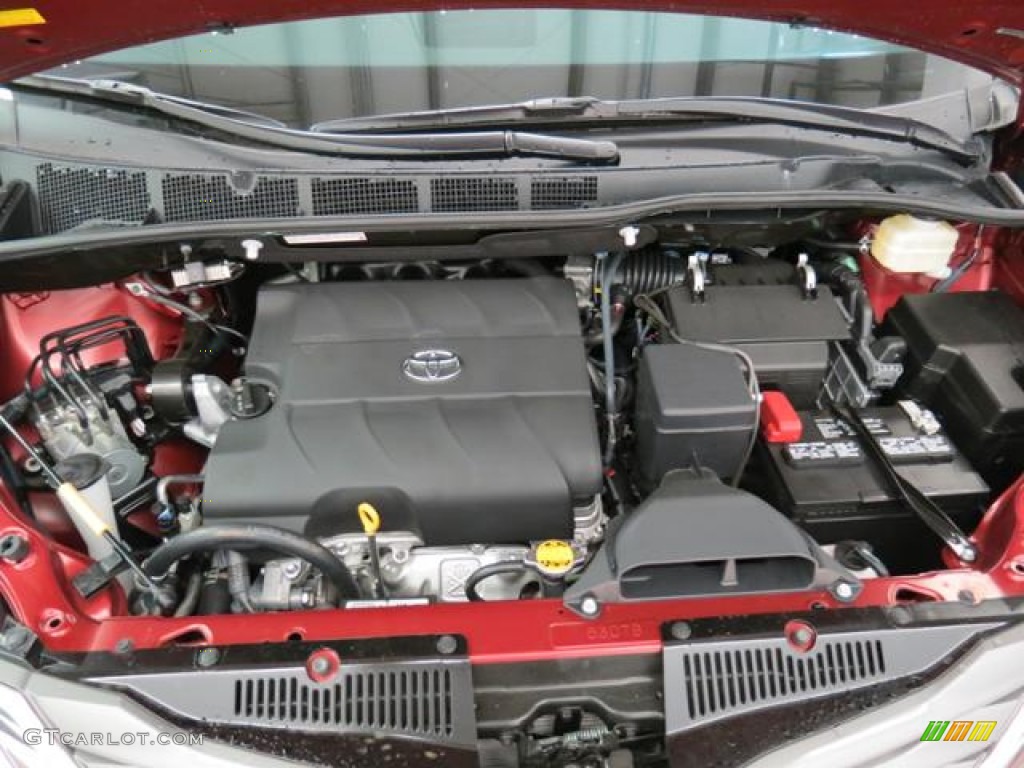 2013 Toyota Sienna XLE 3.5 Liter DOHC 24-Valve Dual VVT-i V6 Engine Photo #81336752