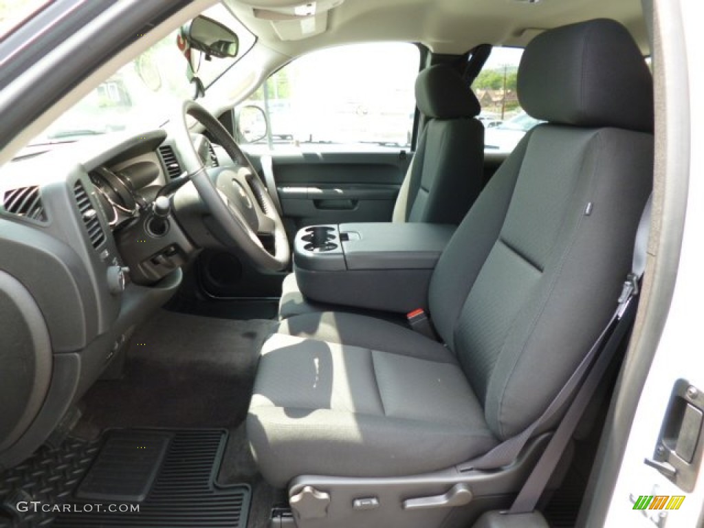 Ebony Interior 2013 Chevrolet Silverado 1500 LT Extended Cab 4x4 Photo #81336903