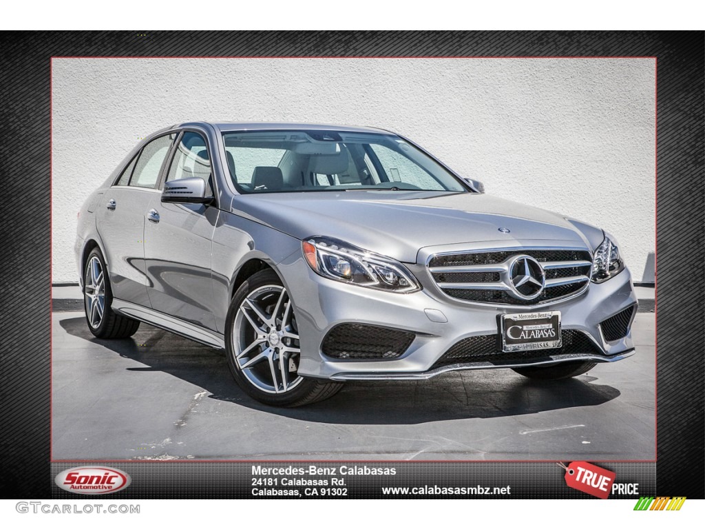 2014 E 350 Sport Sedan - Paladium Silver Metallic / Gray/Dark Gray photo #1