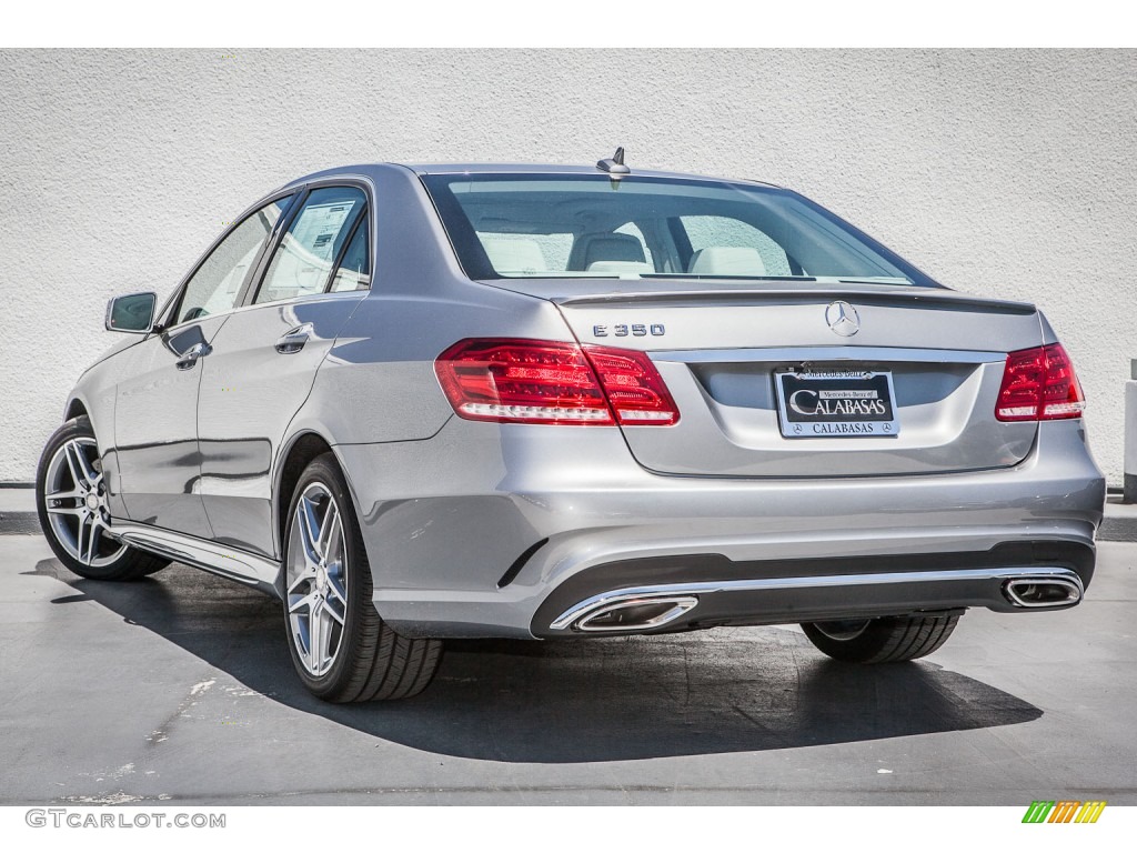 2014 E 350 Sport Sedan - Paladium Silver Metallic / Gray/Dark Gray photo #2