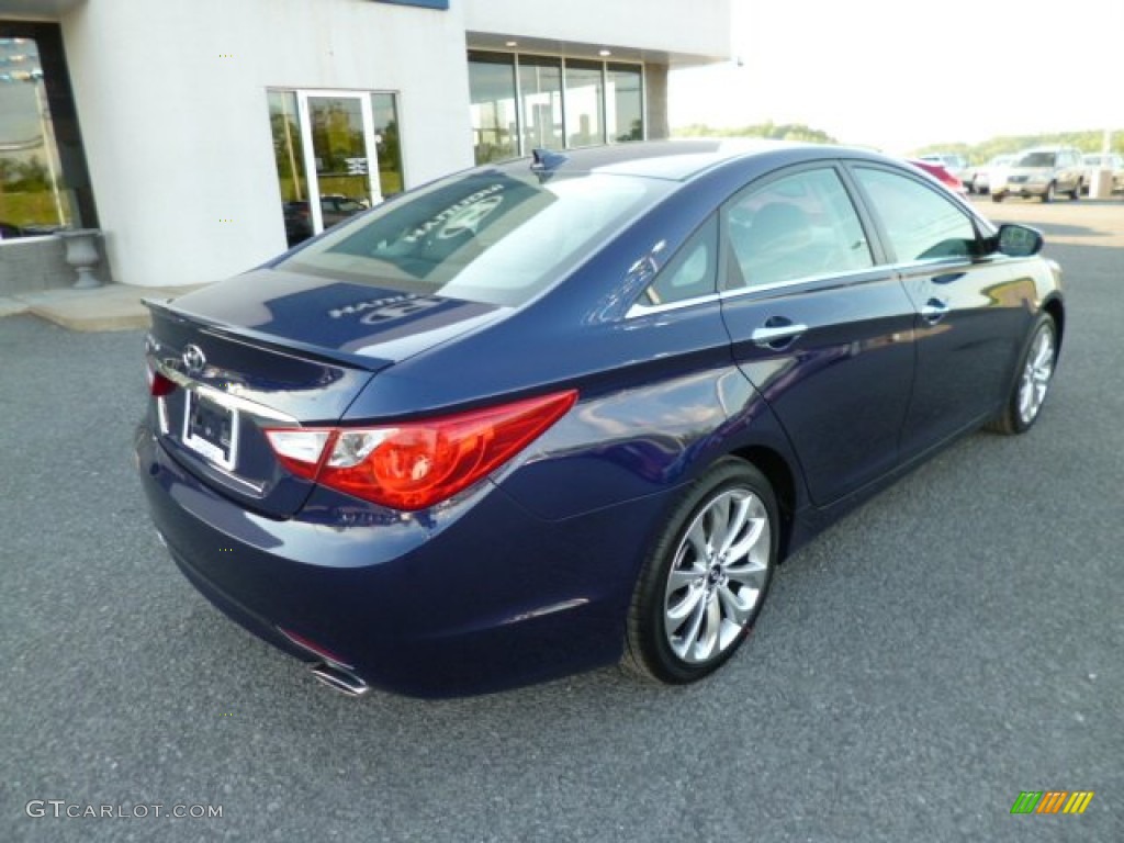 2013 Sonata SE - Indigo Night Blue / Gray photo #7