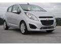 Silver Ice 2013 Chevrolet Spark LS Exterior