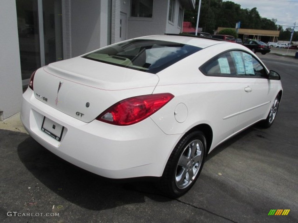 2006 G6 GT Coupe - Ivory White / Light Taupe photo #10