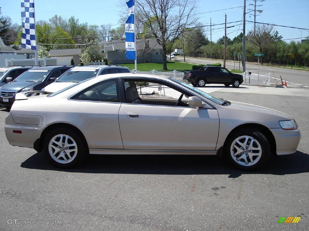 2001 Accord EX V6 Coupe - Naples Gold Metallic / Ivory photo #6