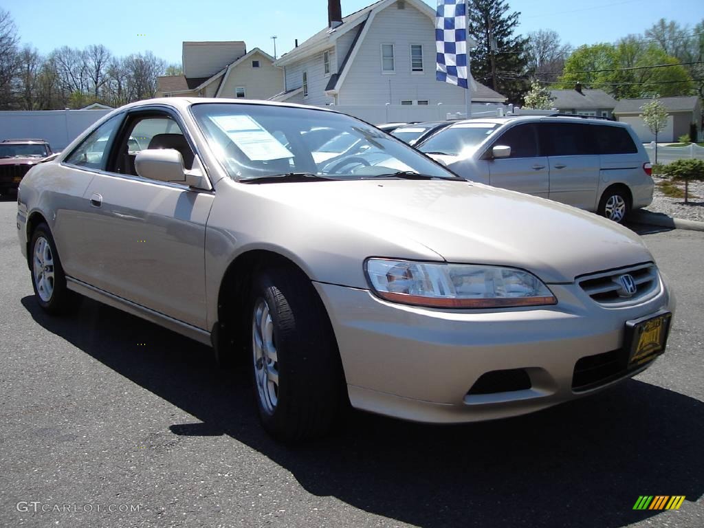 2001 Accord EX V6 Coupe - Naples Gold Metallic / Ivory photo #7