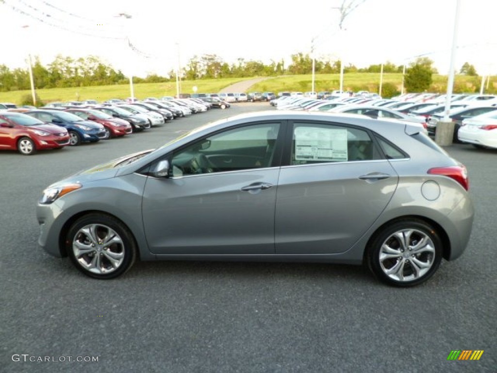 2013 Elantra GT - Titanium Gray Metallic / Black photo #4