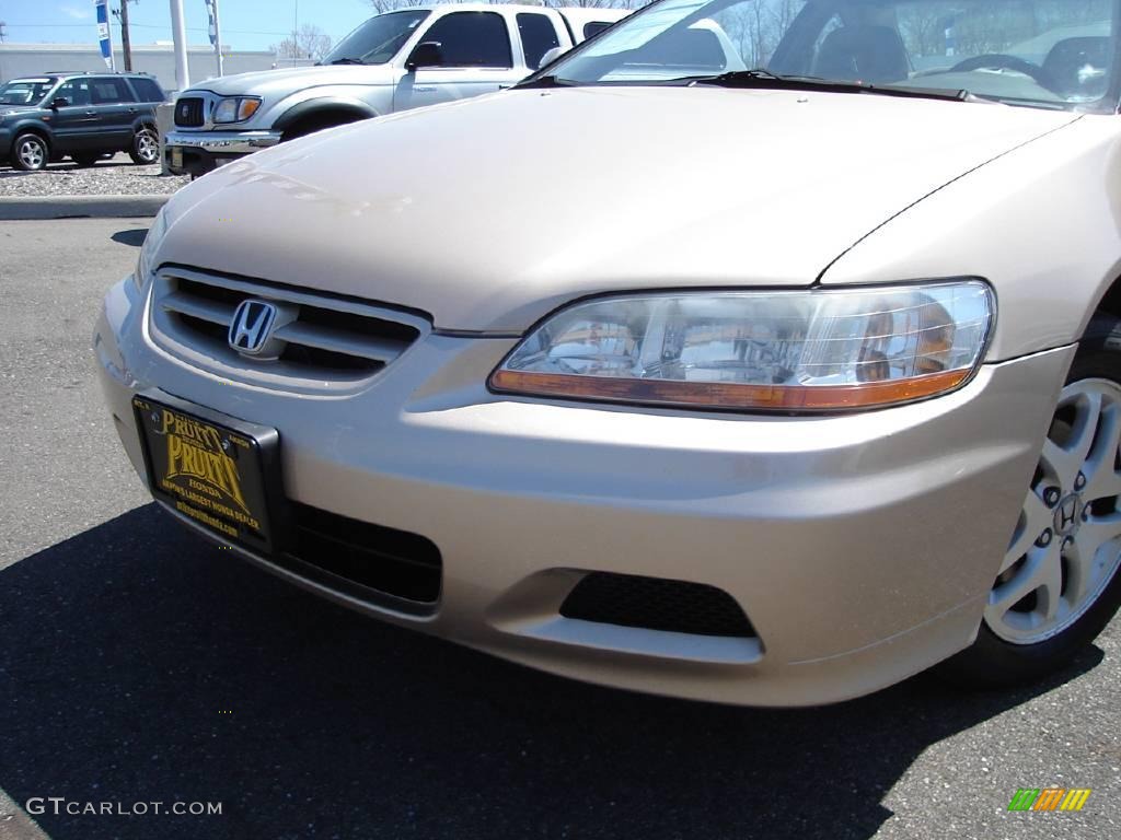 2001 Accord EX V6 Coupe - Naples Gold Metallic / Ivory photo #9