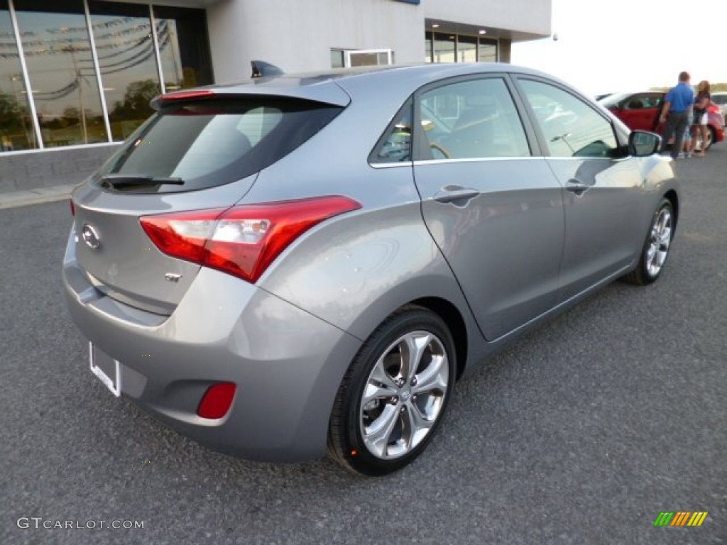 2013 Elantra GT - Titanium Gray Metallic / Black photo #7