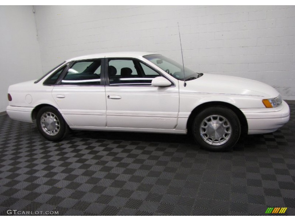 1995 Taurus LX Sedan - Performance White / Blue photo #3