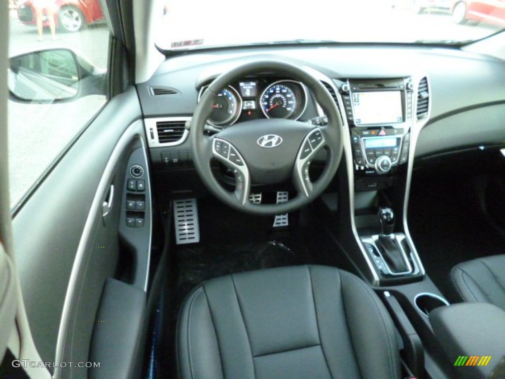 2013 Elantra GT - Titanium Gray Metallic / Black photo #14