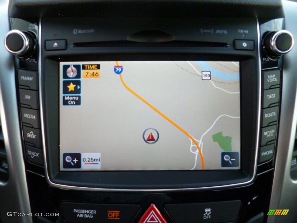 2013 Elantra GT - Titanium Gray Metallic / Black photo #18