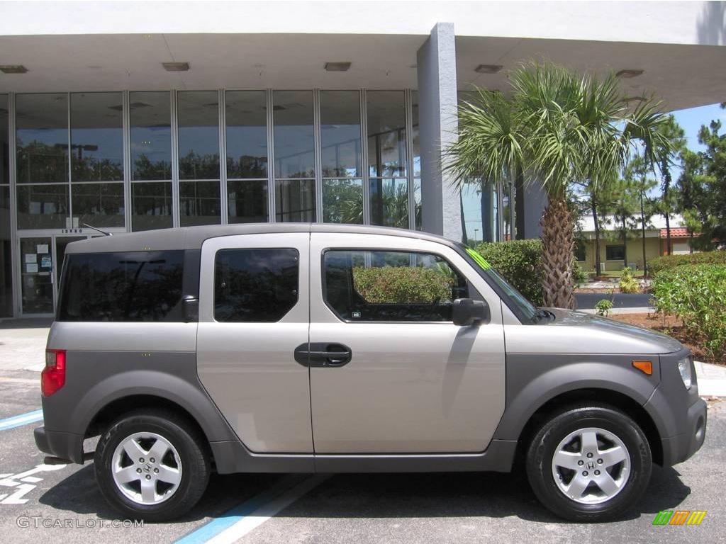 2003 Element EX AWD - Shoreline Mist Metallic / Black photo #2