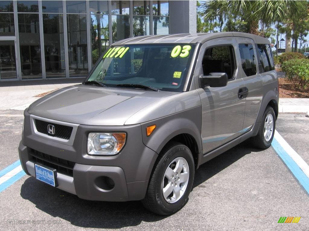 2003 Element EX AWD - Shoreline Mist Metallic / Black photo #4