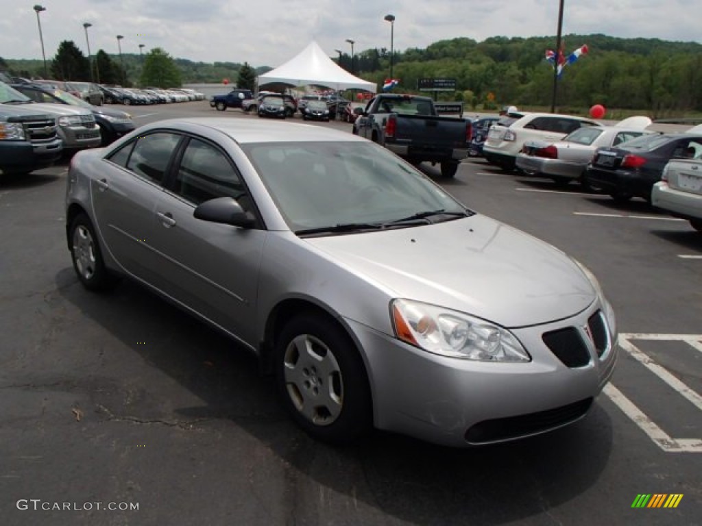 Liquid Silver Metallic 2007 Pontiac G6 Sedan Exterior Photo #81340352