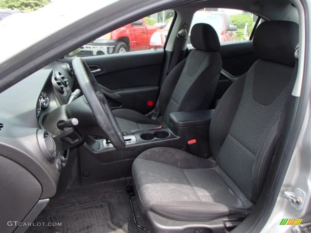 Ebony Interior 2007 Pontiac G6 Sedan Photo #81340463