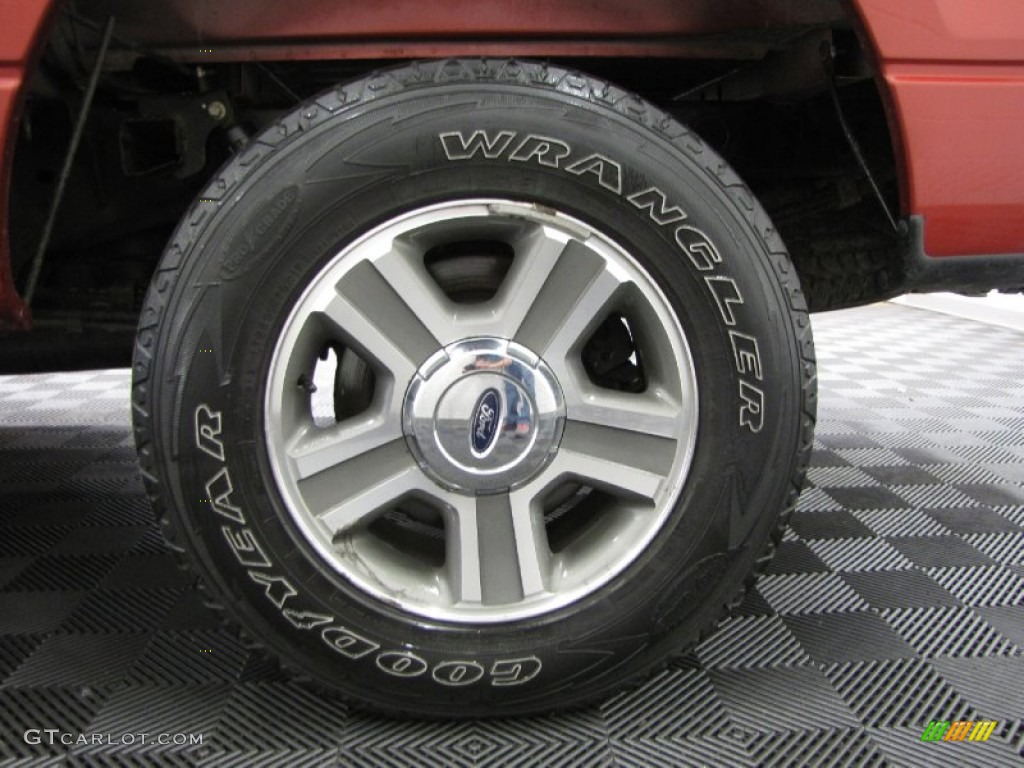 2008 Ford F150 XLT SuperCrew 4x4 Wheel Photo #81340598