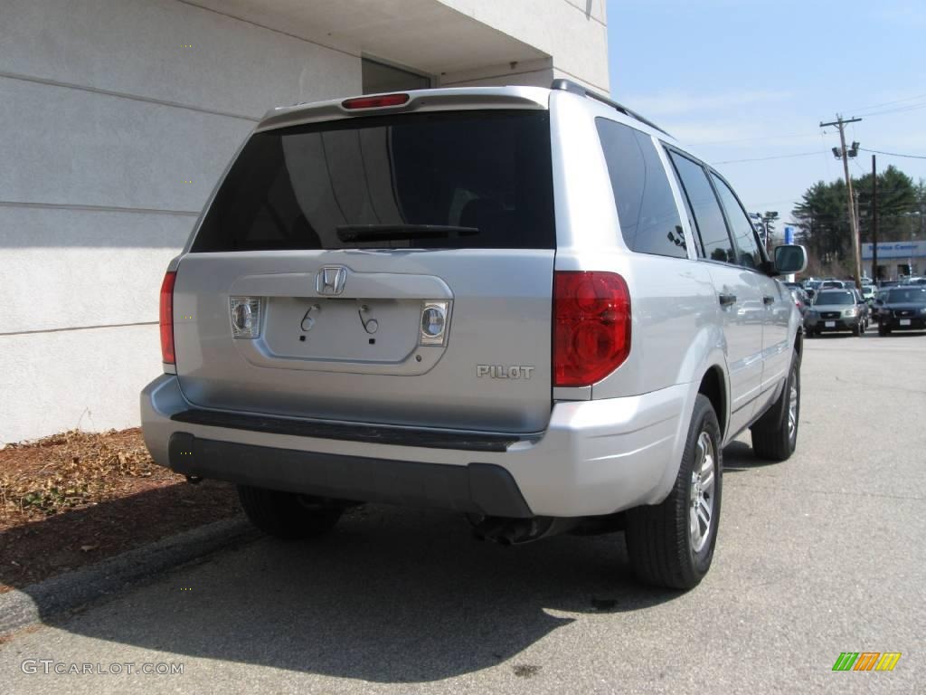 2004 Pilot EX 4WD - Starlight Silver Metallic / Gray photo #3