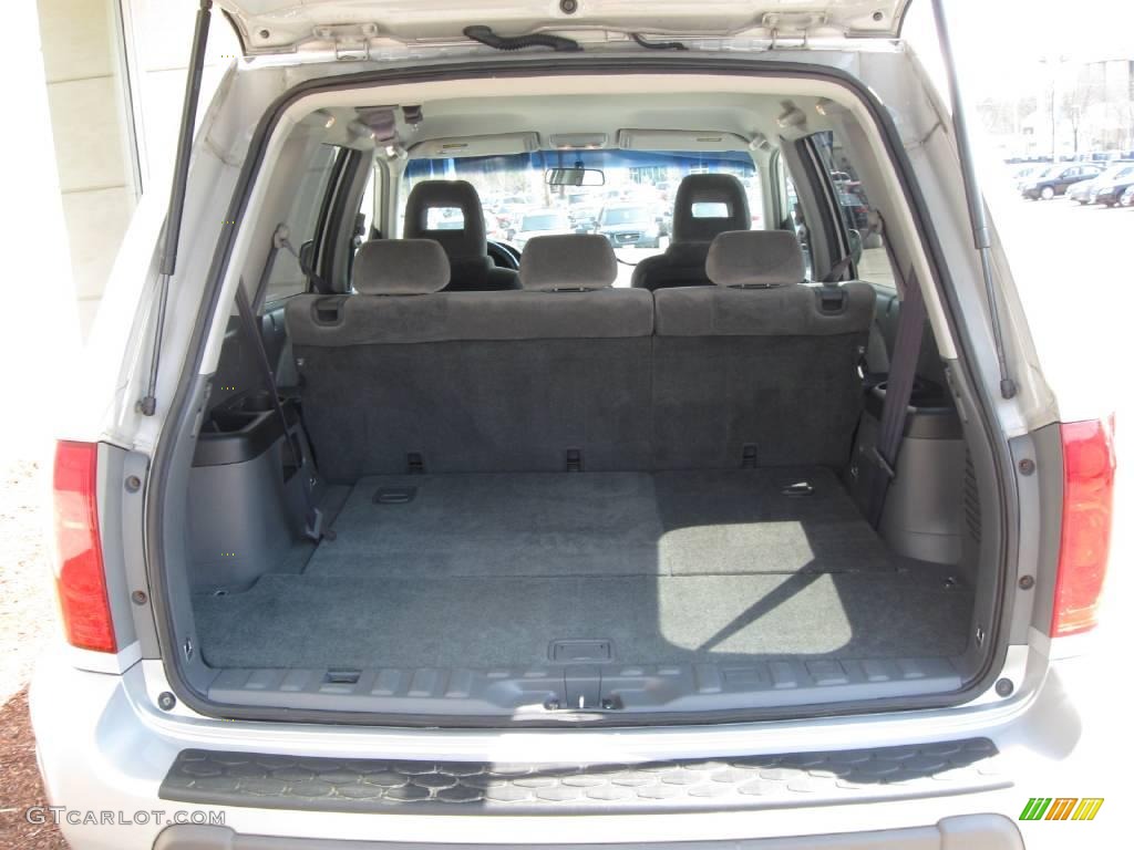 2004 Pilot EX 4WD - Starlight Silver Metallic / Gray photo #5