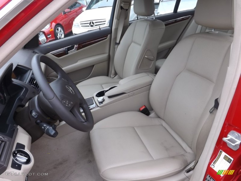 Almond/Mocha Interior 2011 Mercedes-Benz C 300 Sport 4Matic Photo #81341678