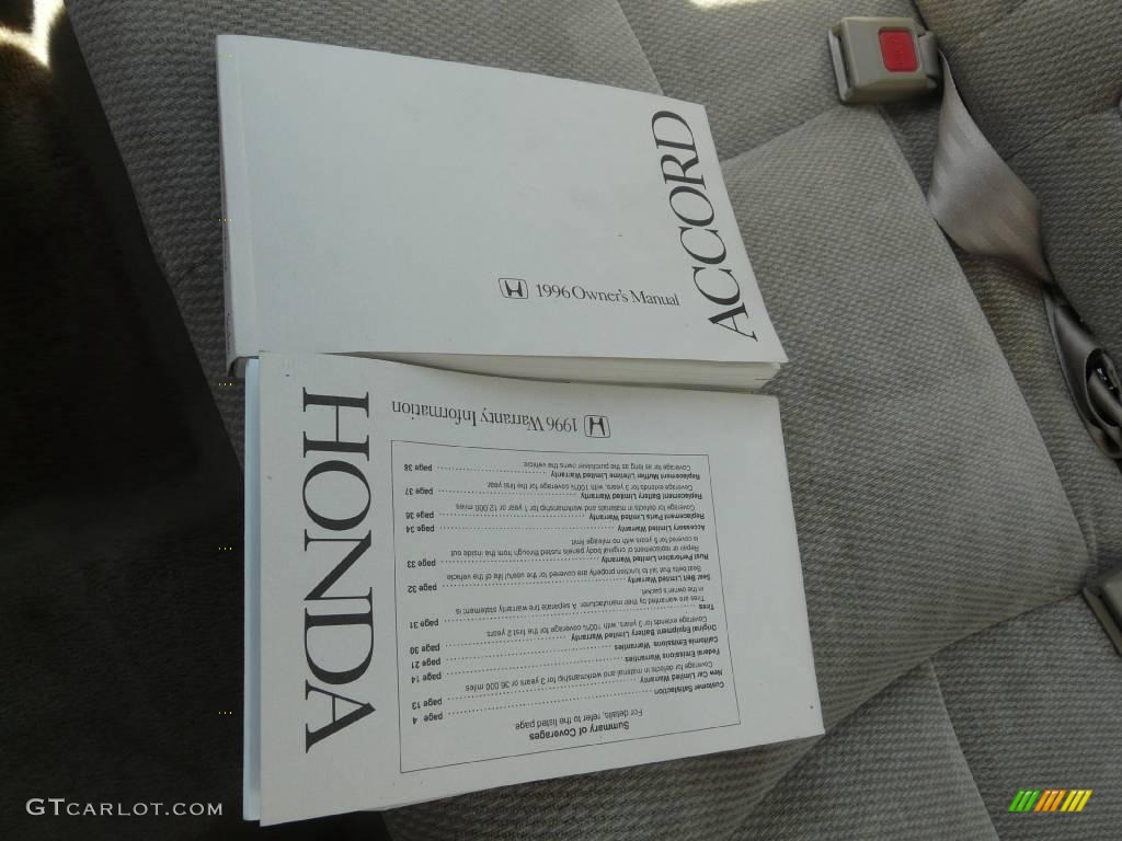 1996 Accord LX V6 Sedan - Sherwood Green Pearl Metallic / Beige photo #25