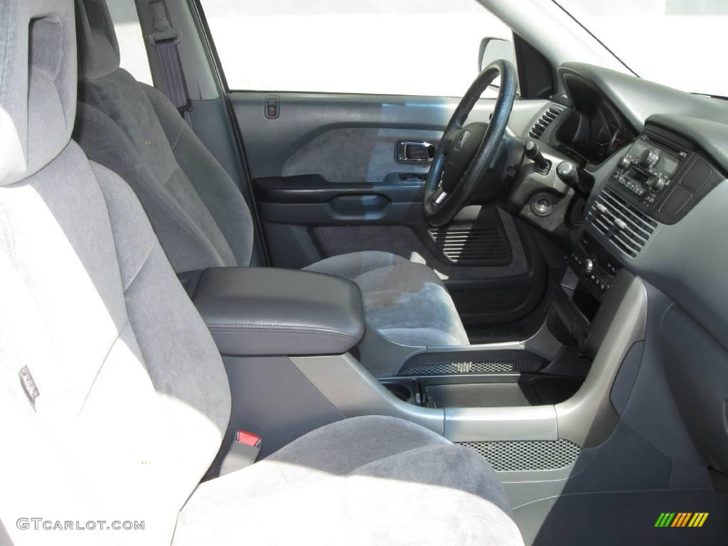 2004 Pilot EX 4WD - Starlight Silver Metallic / Gray photo #9