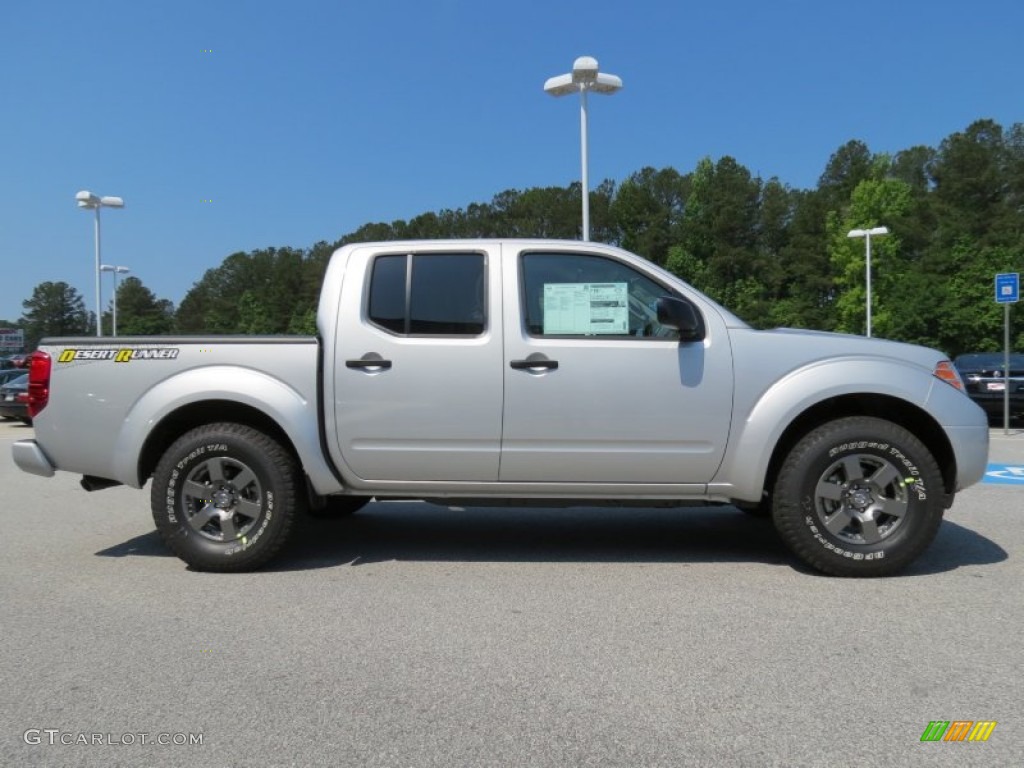 Brilliant Silver 2013 Nissan Frontier Desert Runner Crew Cab Exterior Photo #81342620