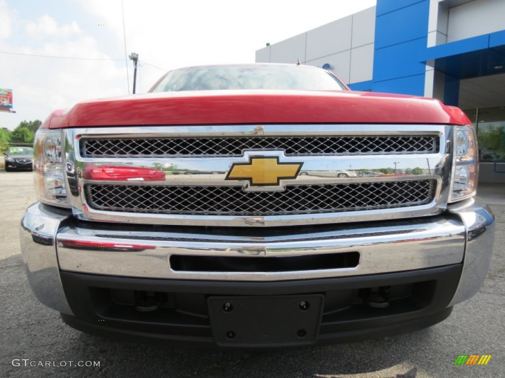 2013 Silverado 1500 LT Crew Cab - Victory Red / Ebony photo #2