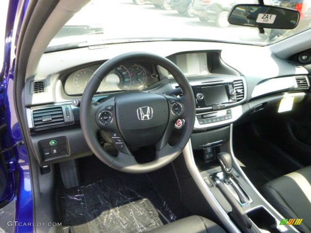 2013 Honda Accord EX-L Coupe Black Dashboard Photo #81346445