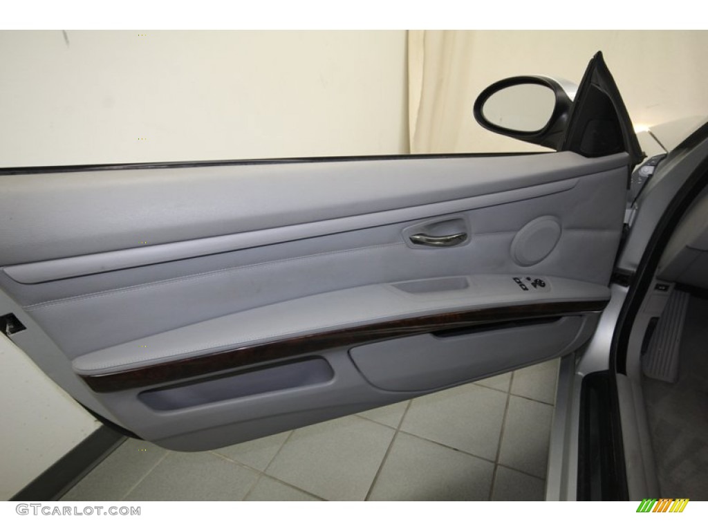 2007 3 Series 328i Coupe - Titanium Silver Metallic / Grey photo #13