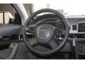 Black 2009 Audi A6 4.2 quattro Sedan Steering Wheel
