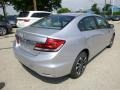 2013 Alabaster Silver Metallic Honda Civic EX Sedan  photo #3