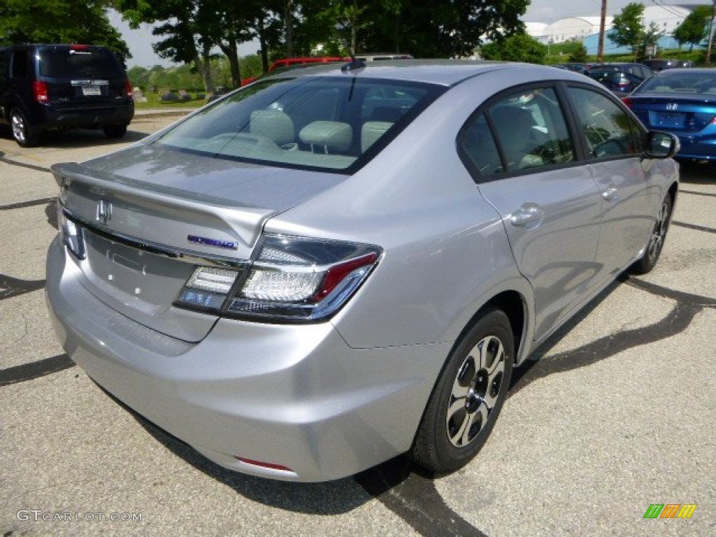 Alabaster Silver Metallic 2013 Honda Civic Hybrid Sedan Exterior Photo #81347363
