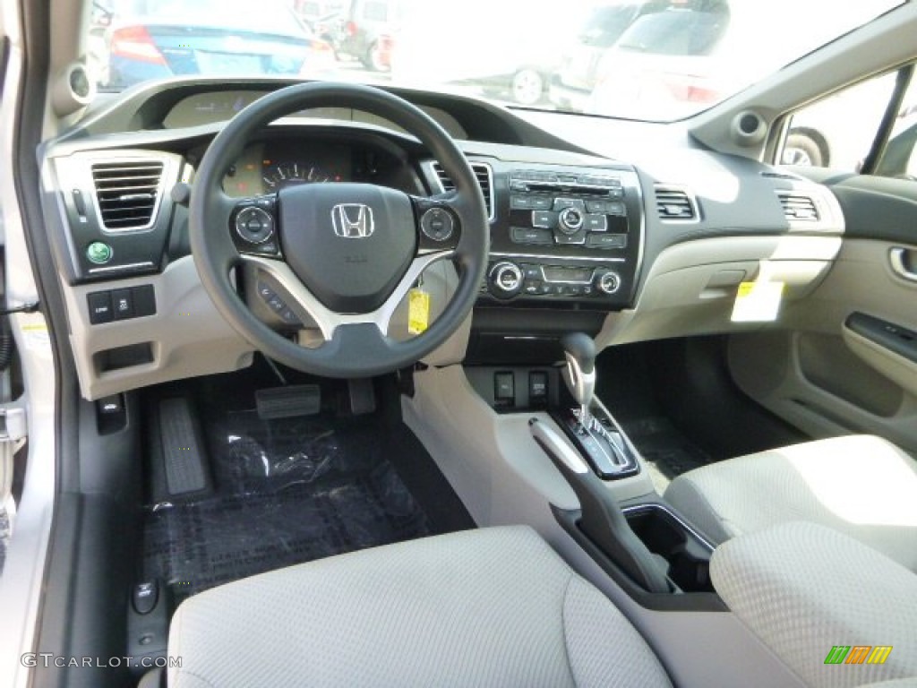 Gray Interior 2013 Honda Civic Hybrid Sedan Photo #81347438