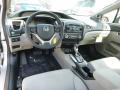 Gray 2013 Honda Civic Hybrid Sedan Interior Color