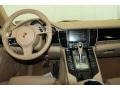 Luxor Beige 2012 Porsche Panamera S Hybrid Dashboard