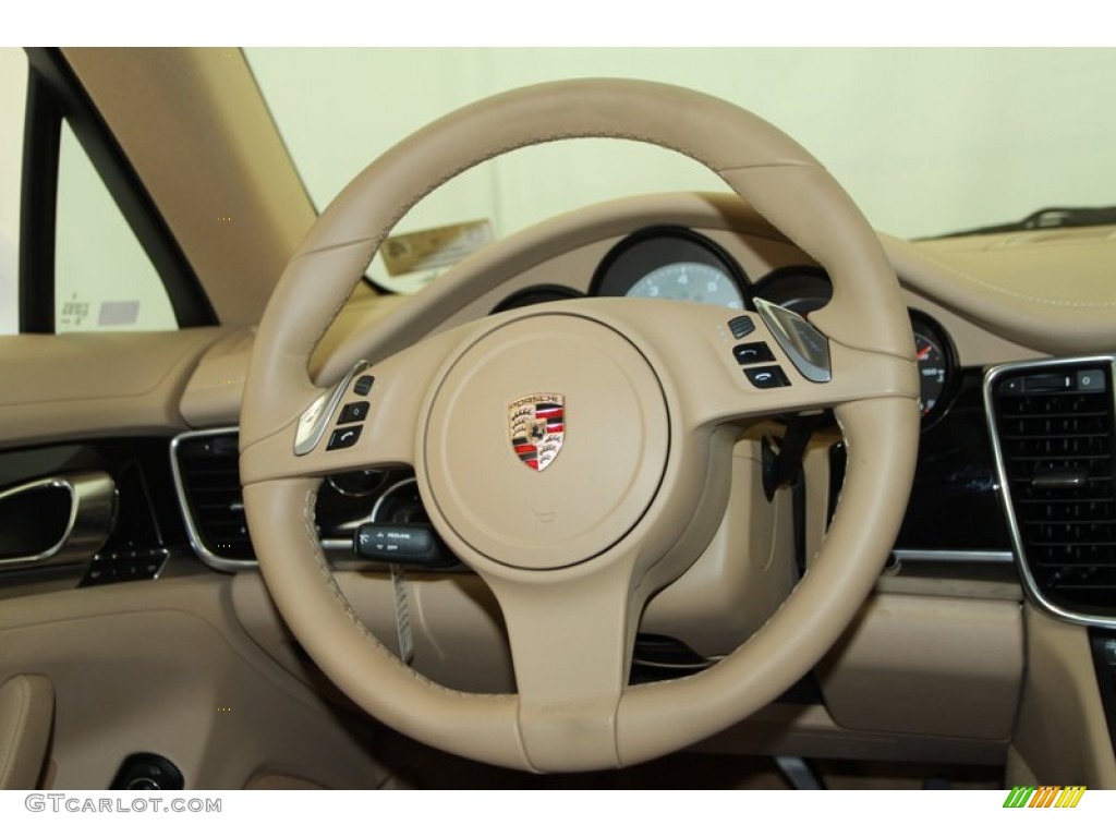 2012 Porsche Panamera S Hybrid Steering Wheel Photos