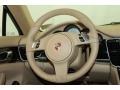 Luxor Beige Steering Wheel Photo for 2012 Porsche Panamera #81347453