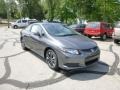 2013 Polished Metal Metallic Honda Civic EX Coupe  photo #1