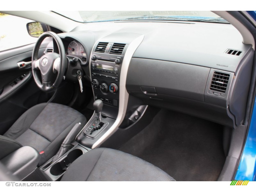 2009 Toyota Corolla S Dark Charcoal Dashboard Photo #81349737